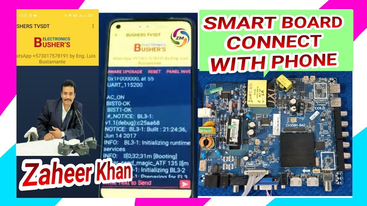 bushars tvsdt usb to ttl trough serial print | How to use busher app,