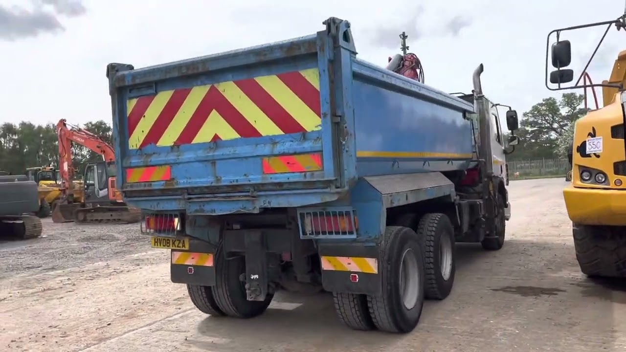 2008 DAF CF 75 310 8x4 Grab Loader , In auction Saturday 21st May 2022 - HV08 KZA