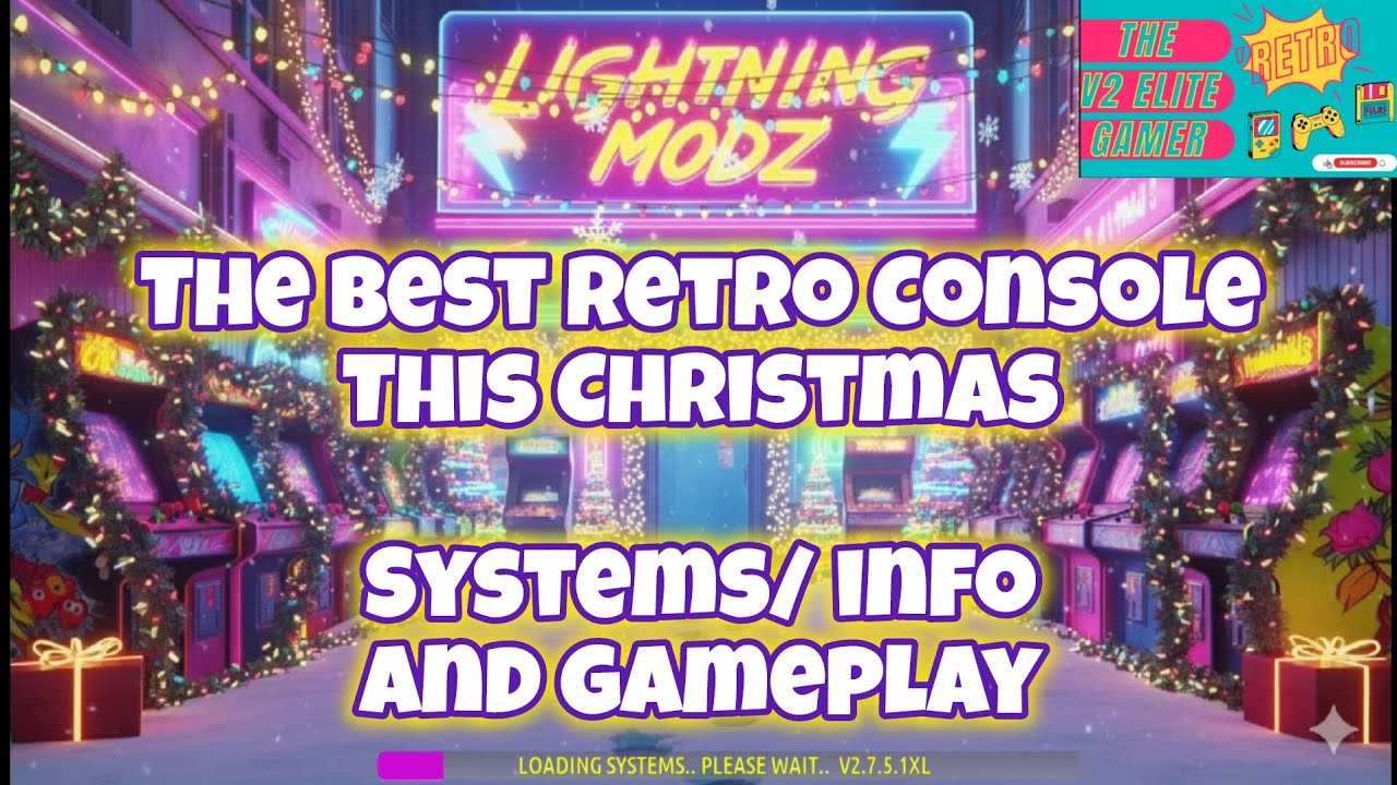 The Best Retro Console this Christmas. The V2 Elite Console Systems/Info and Gameplay.