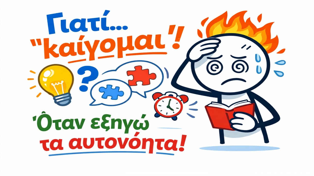 Γιατί το μυαλό σου «καίγεται» όταν εξηγείς τα αυτονόητα