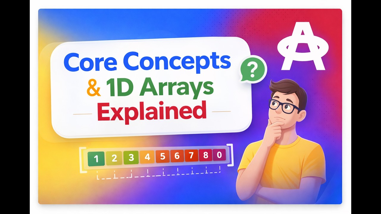 Core Concepts & 1D Arrays Explained