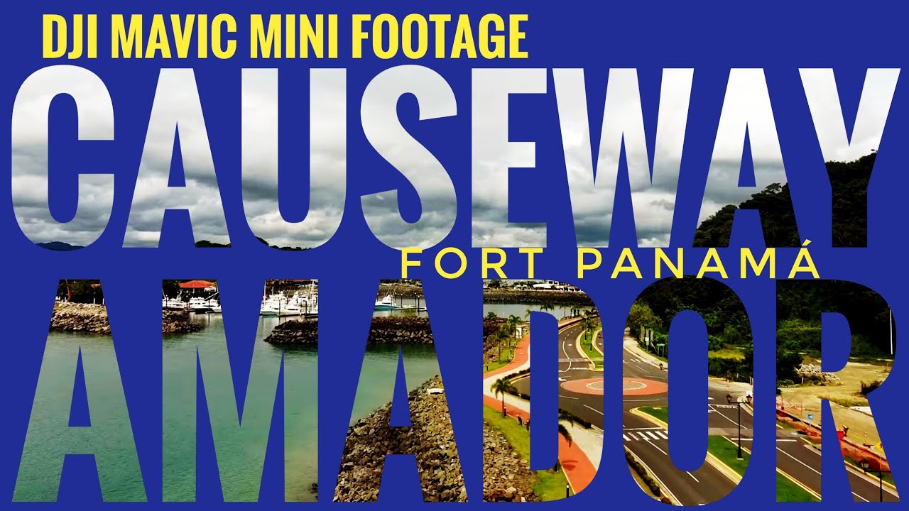 CAUSEWAY FORT AMADOR PANAMÁ TRAVEL TOUR | DJI MAVIC MINI FOOTAGE | JUST MINI | Fun with the mini #10
