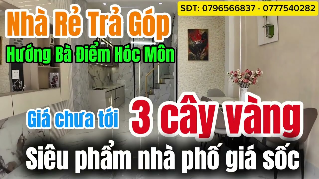 Chưa tới 3 c&acirc;y v&agrave;ng Mua nh&agrave; gi&aacute; rẻ h&atilde;y gọi @nhadathocmongiare B&agrave; Điểm H&oacute;c M&ocirc;n sổ hồng ri&ecirc;ng mới nhất