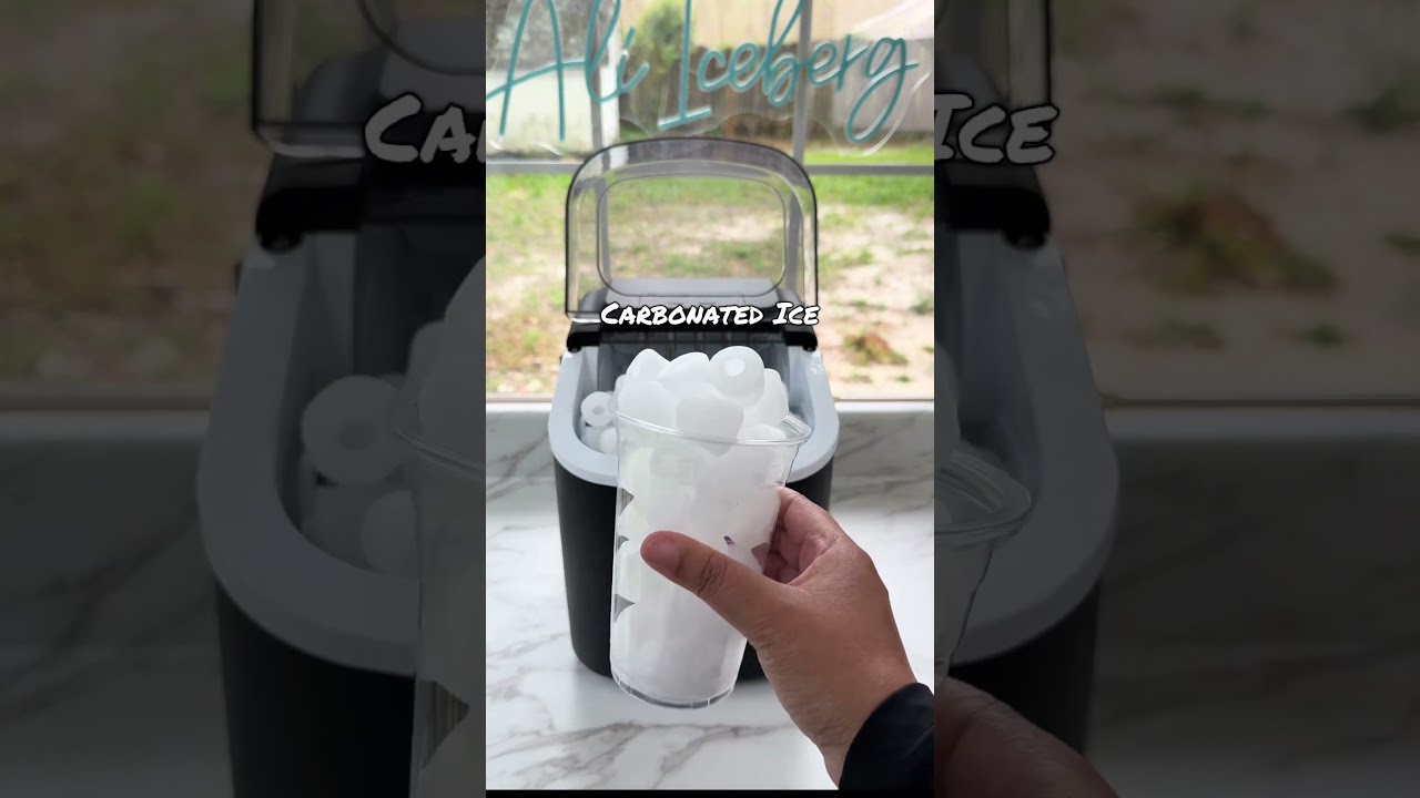 Make Carbonated Ice! #icemaker #icetok #ice #fyp #bulletice #nuggetice #ecozy