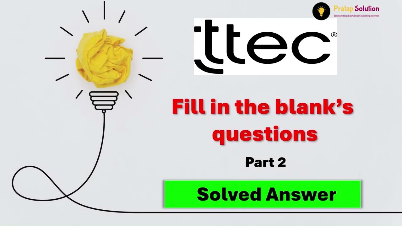 TTEC Chat Support Assessment English Fill in the Blanks Part 2 #ttech #interview #chats  #simulator