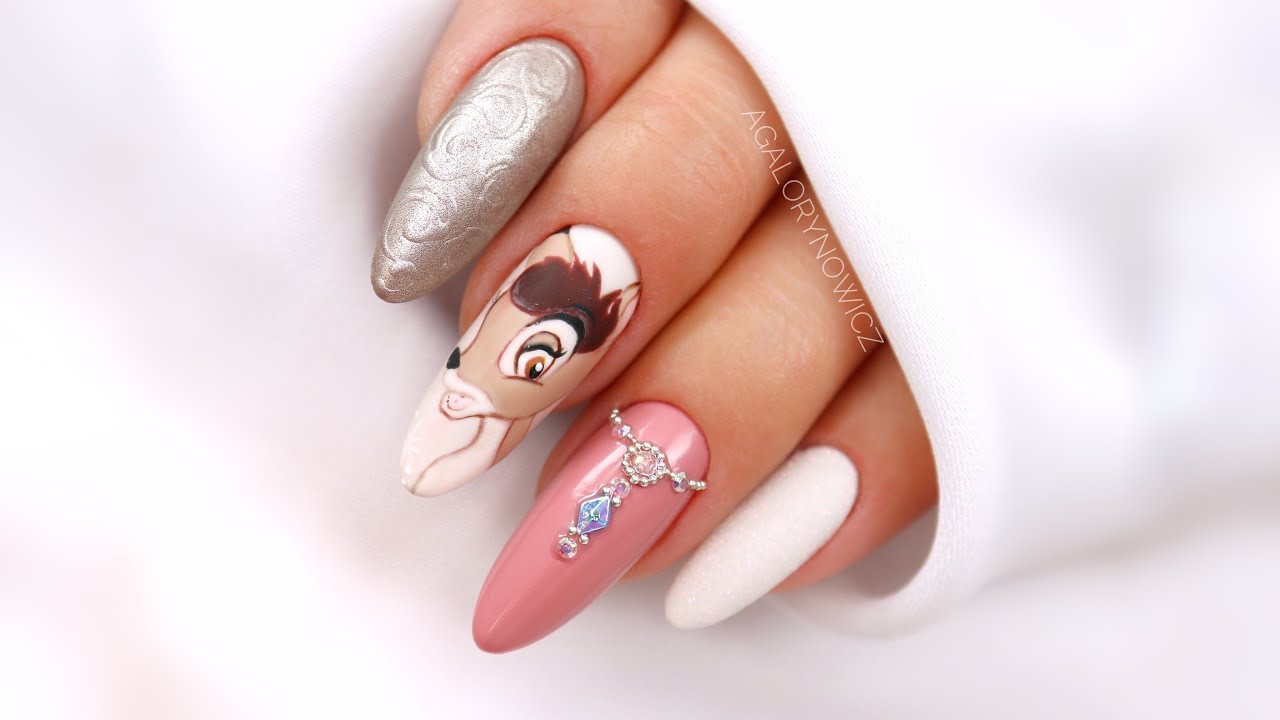 Paznokcie z jelonkiem Bambi | Bambi Nail Art Tutorial