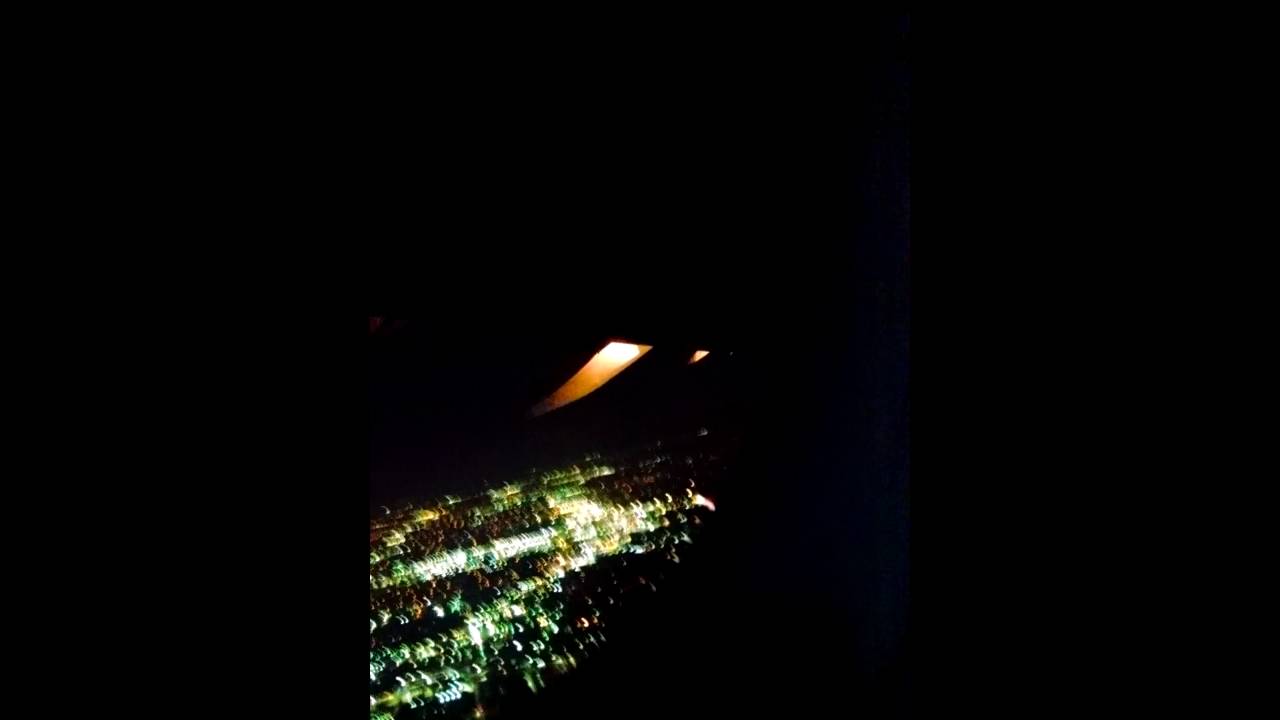 Passenger Records Flames Shooting From Plane Wing