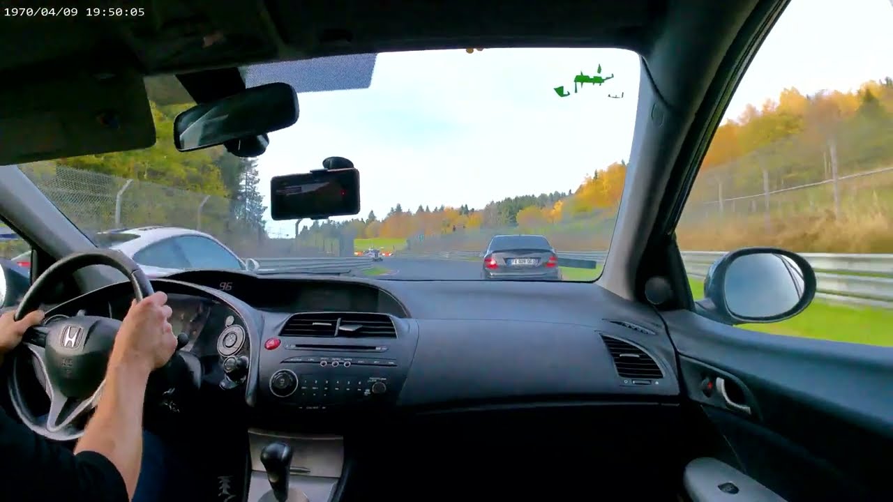 Nurburgring onboard Honda Civic diesel