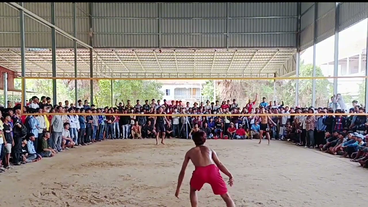 មហាក.ក្រើ.កខេត្តព្រៃវែង ចាន់ឡេងតអោយ 1&2 Volleyball Match