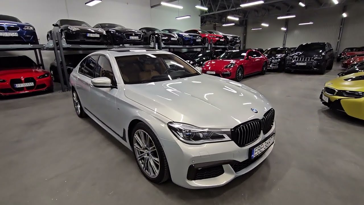 BMW 740d xDrive Individual Moonstone G11, 2018. Wideoprezentacja.