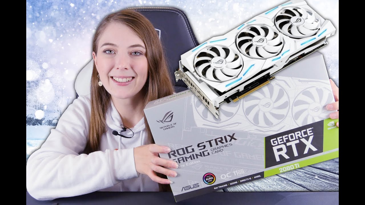 Briony unboxes the new ASUS RTX 2080 ti ROG OC WHITE EDITION!