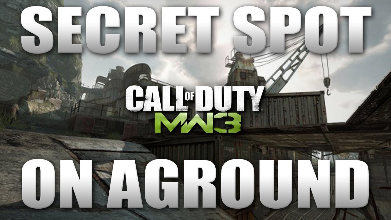 MW3 Glitches: Secret Spot On Aground Online! SOLO