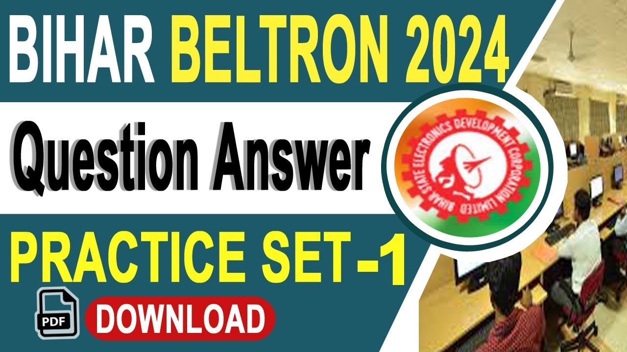 Beltron Exam 2024 Important Question Answer || Beltron Exam 2024 Mcq word,excel,internet || Beltron