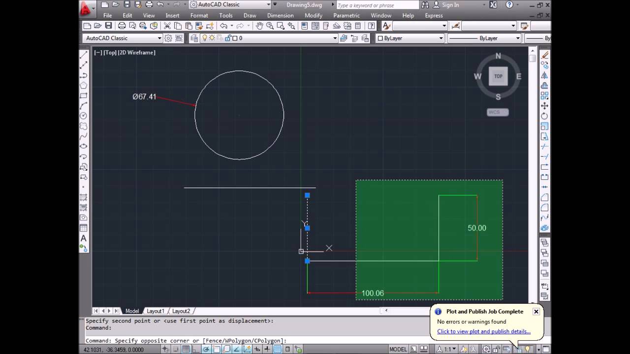 AutoCAD Tutorial How To use MOVE Command