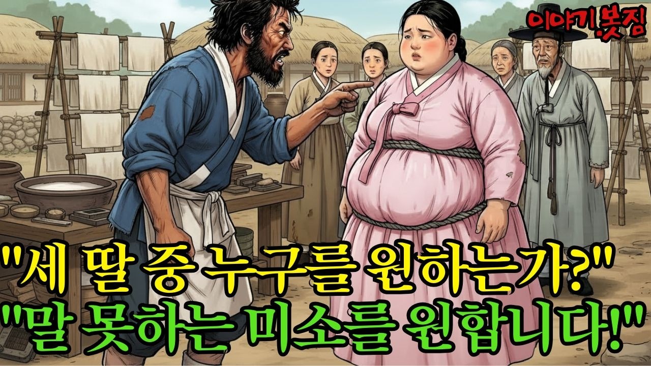 말 못하는 딸 선택한 한지장인의 놀라운 반전 | 야담 | 만담 | 전설 | 옛날이야기 | 사연