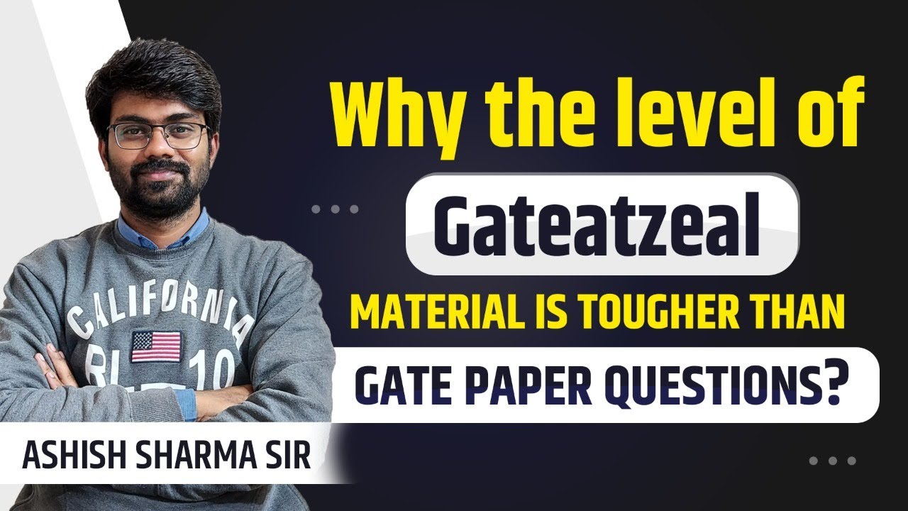 Why the level of GATE At Zeal Material is tougher than GATE paper questions? | @GATEATZEAL