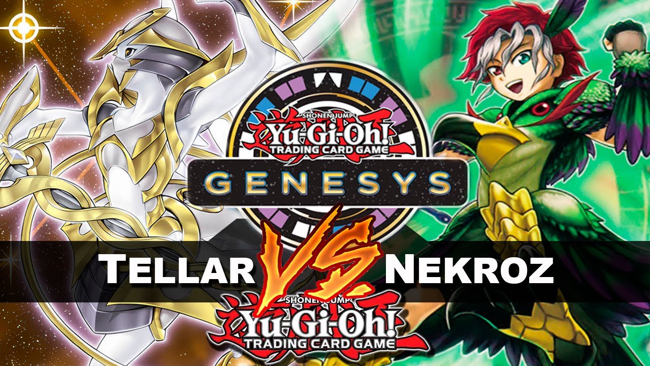 YuGiOh! Genesys - Tellar Mathmech Vs Nekroz | O melhor deck da história