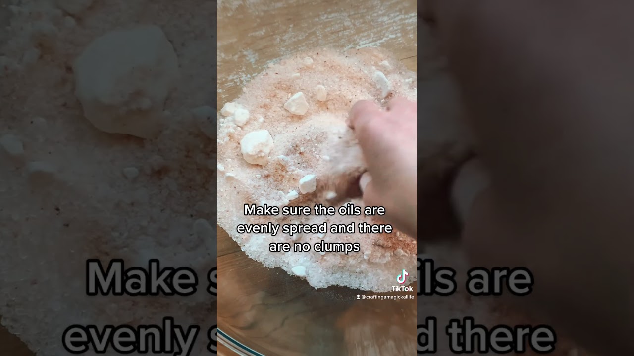 how to make your own cleansing bath salts 🫧🧼✨ #diy #selfcare #craftingamagickallife #diycrafts