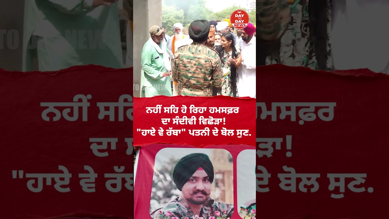 ਨਹੀਂ ਸਹਿ ਹੋ ਰਿਹਾ ਹਮਸਫ਼ਰ ਦਾ ਸੰਦੀਵੀ ਵਿਛੋੜਾ!