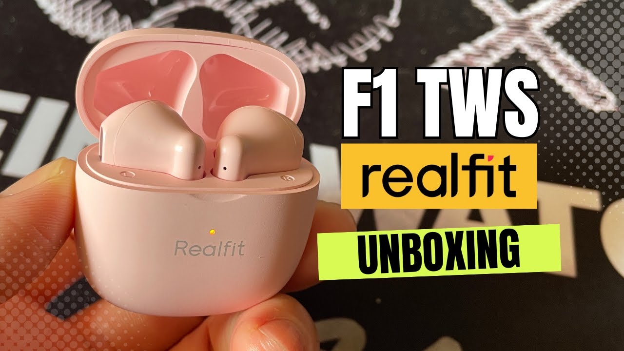 Распаковка беспроводных наушников Realfit F1 TWS