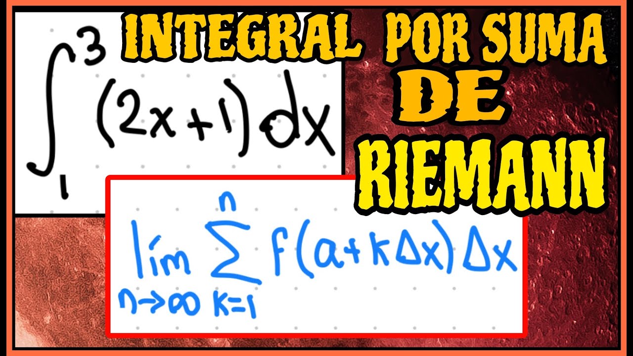 INTEGRAL DEFINIDA POR SUMA DE RIEMANN | EJERCICIO RESUELTO 2