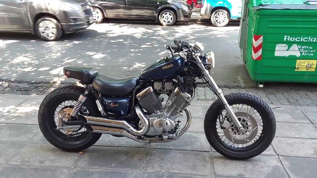 Yamaha Virago XV 535 THE STREET BOBBER (cold idle)