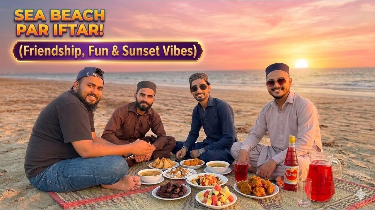 Iftar At Beach 🏖️ | Outclass Vibes | Sea Side