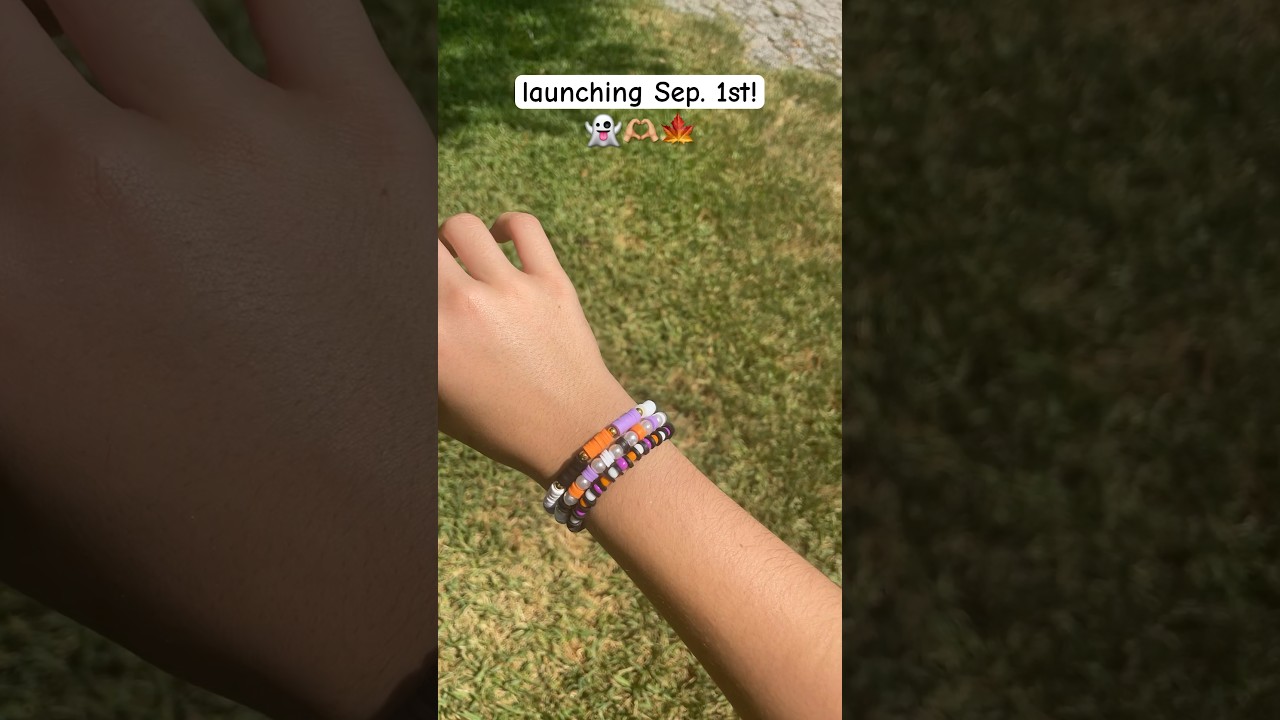 fall launch countdown!! 👻🫶🏼🍁 | September 1st! 🪩 | tags: 🏷️ #bracelets #fall #blowup