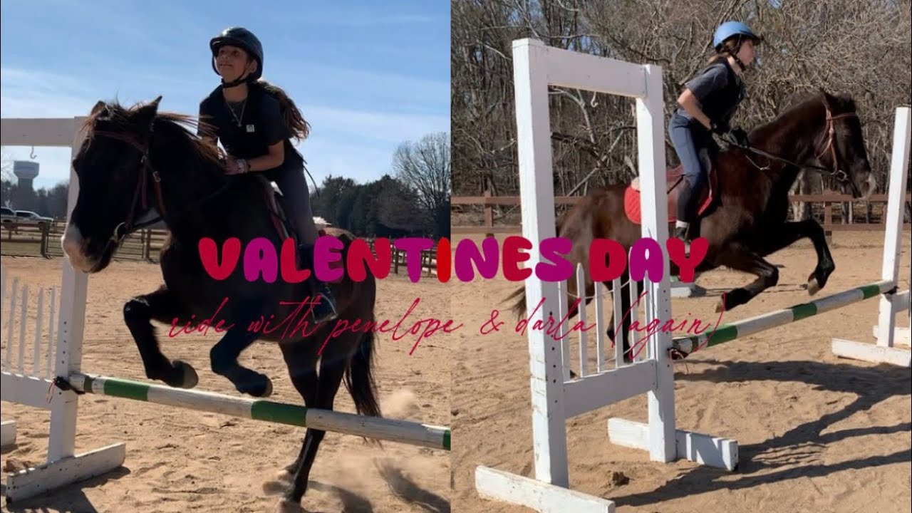 VALENTINES DAY RIDE! *with Penelope and Darla again*