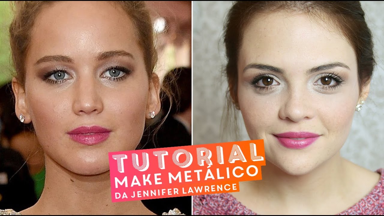 Tutorial: make metálico da Jennifer Lawrence no baile do MET 2015 • Karol Pinheiro