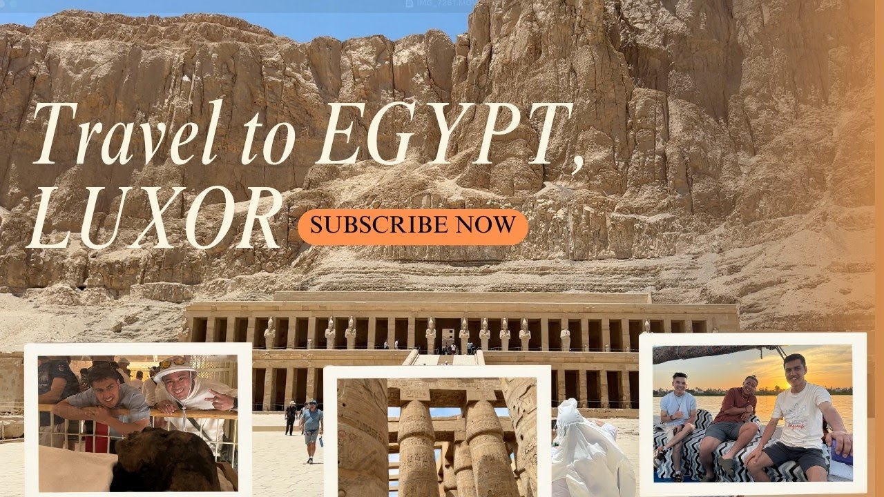 Exploring Luxor in 42°C Heat | Valley of the Kings, Hatshepsut Temple & Nile Sunset”