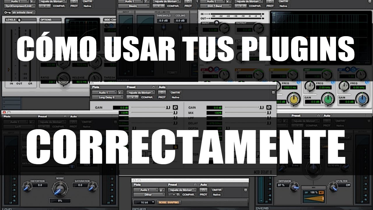 Cómo utilizar tus PLUGINS de Mezcla CORRECTAMENTE - ProduceAudio.net