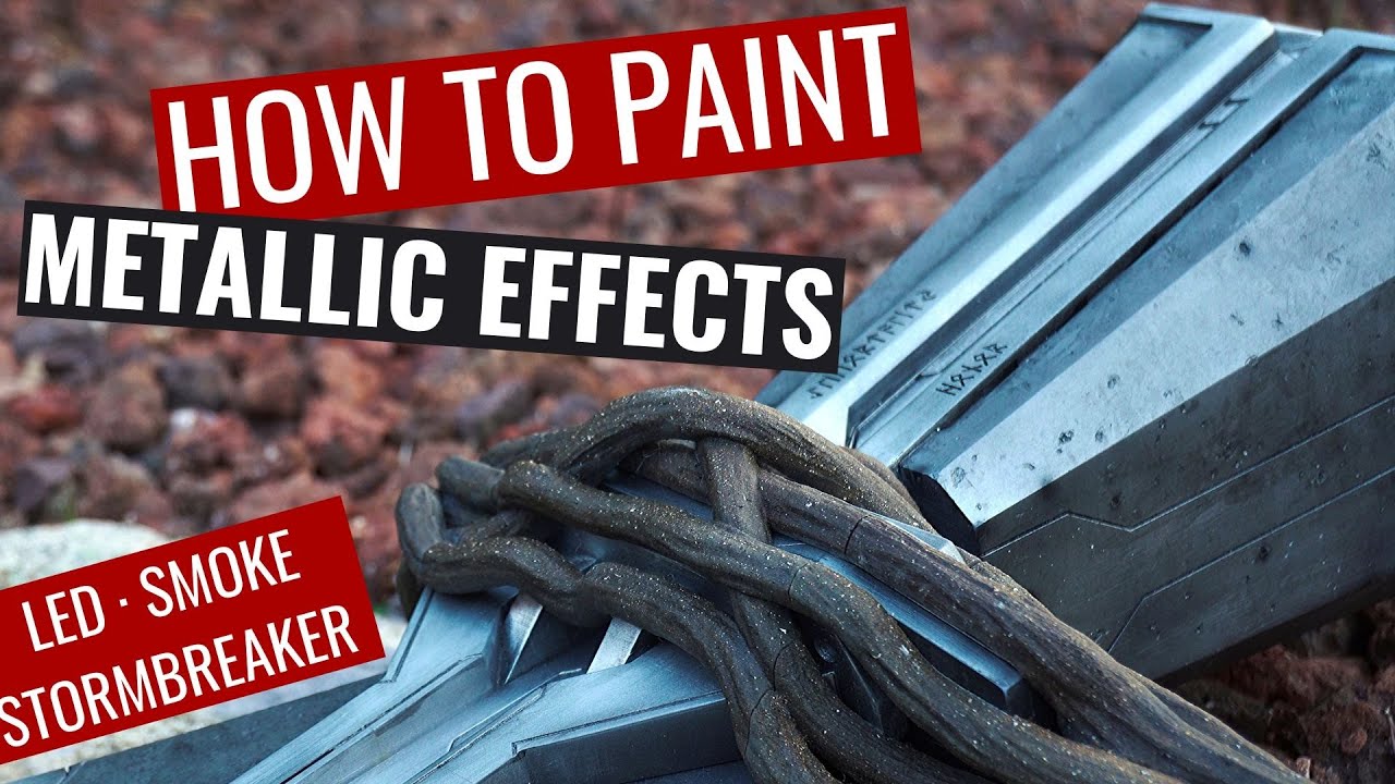 How to Paint REALISTIC Metallic Effects. LED · SMOKE STORMBREAKER  Painting the head.
