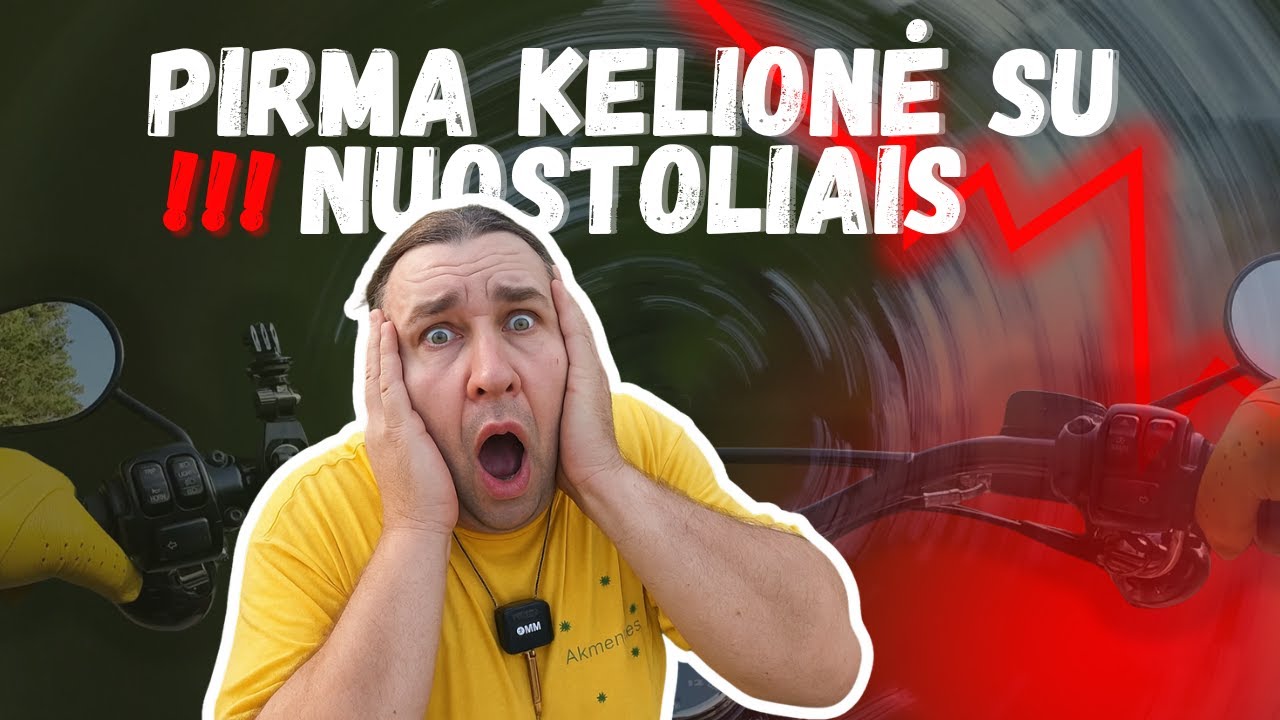 Pirma kelionė arba aplink Platelius su motociklu.