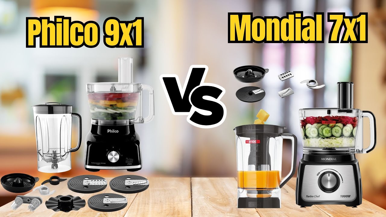 MELHOR MULTIPROCESSADOR de 2025 - Qual a MELHOR ESCOLHA? Mondial ou Philco?