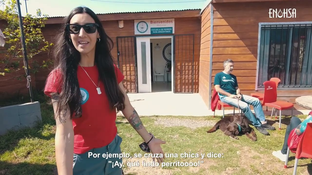 Proceso de adaptación de Diego y Galo. Escuela de Perros Guía Argentinos.