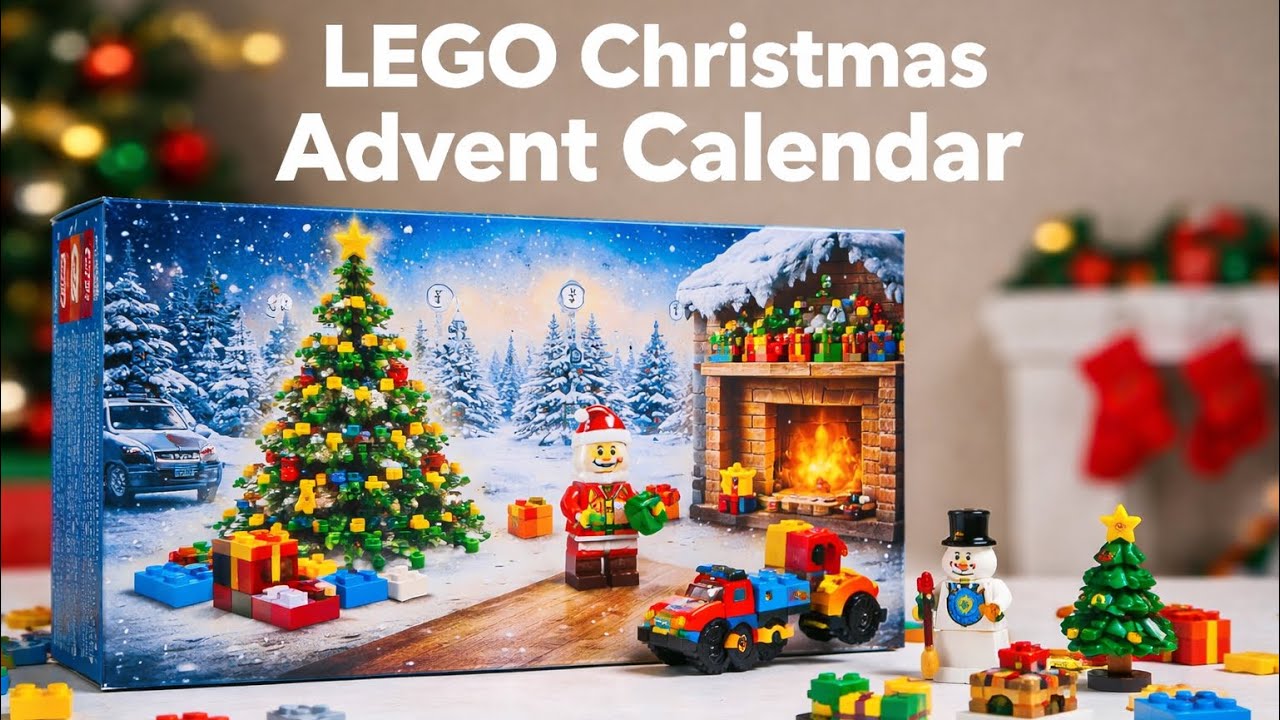 🎄 Building the LEGO Christmas Advent Calendar | Holiday LEGO Build Countdown 🎁