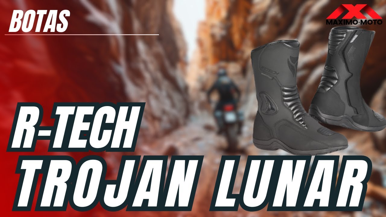 Review R-TECH TROJAN LUNAR. Botas de moto touring