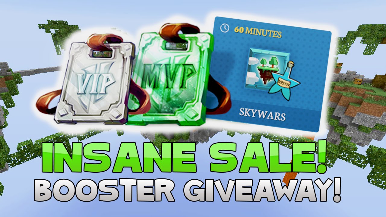 INSANE HYPIXEL SALE! NETWORK BOOSTER GIVEAWAY! (Skywars Booster)