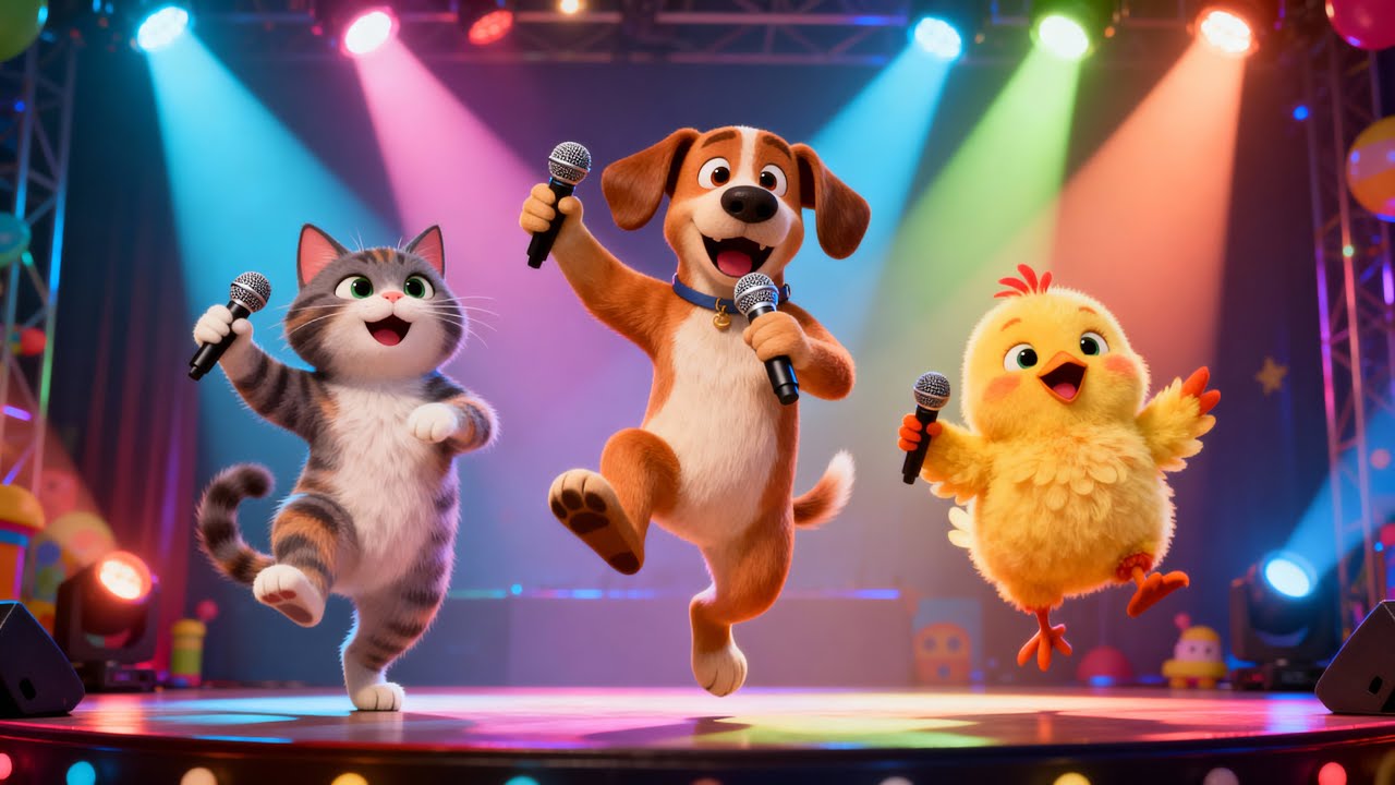 Super Fun Kids Songs Compilation 🧸🌈 Five Little Monkeys, Three Little Kittens, Five Little Ducks