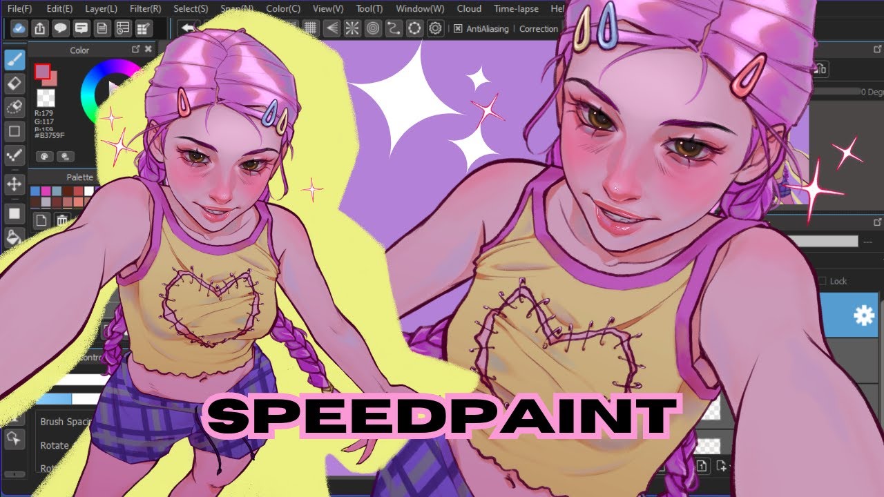 foreshortening & perspective practice ✦ speedpaint [medibang paint]