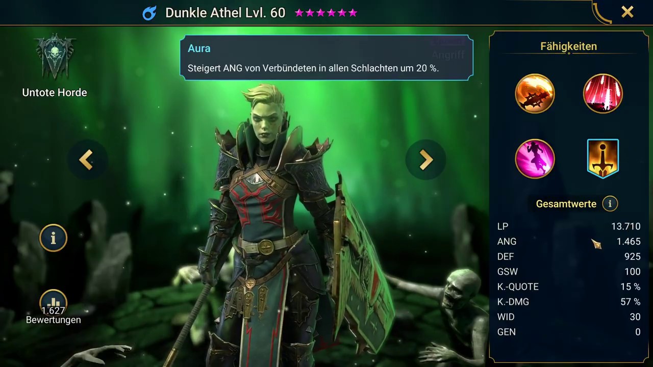 Raid: Shadow Legends Champion Guide 4  Dunkle Athel Ist sie es Wert?