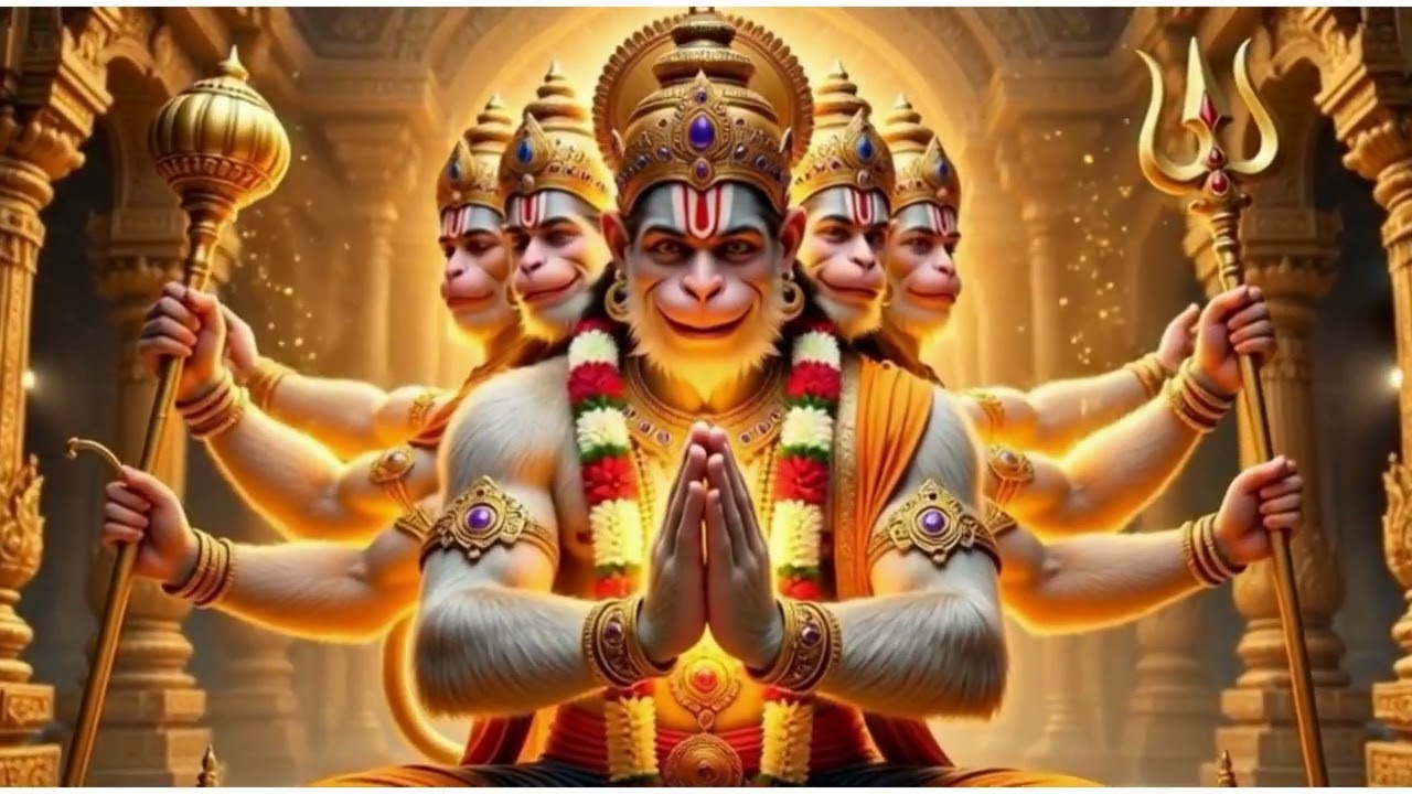 पंचमुखी हनुमान कवच  Panchmukhi Hanuman Kavach Slok with LyricsMost Powerful Protection Mantra 2026