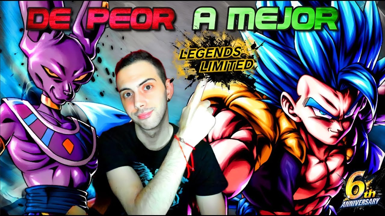 💀¡DE PEOR A MEJOR LEGENDS LIMITED!🤩 59 LEGENDS FINISH! DRAGON BALL LEGENDS