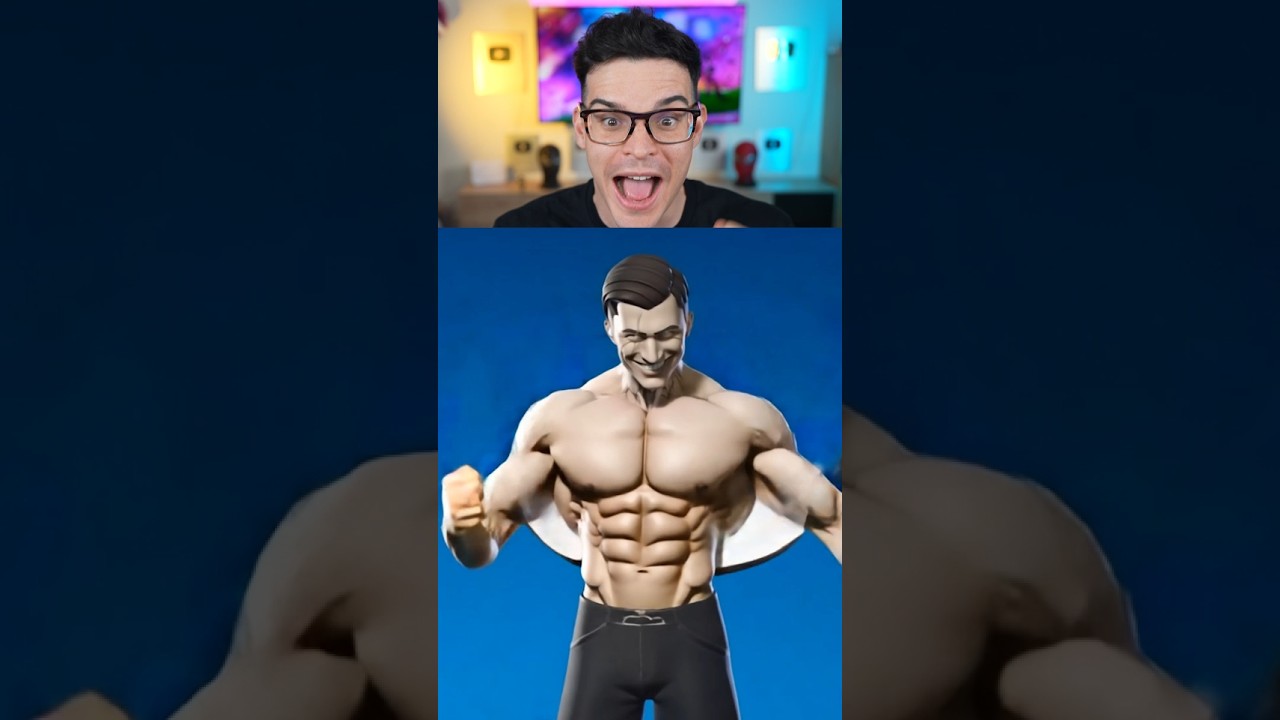SKINS de Fortnite MUSCULADAS! 😱 #fortnite #shorts #short #creative #fortniteclips
