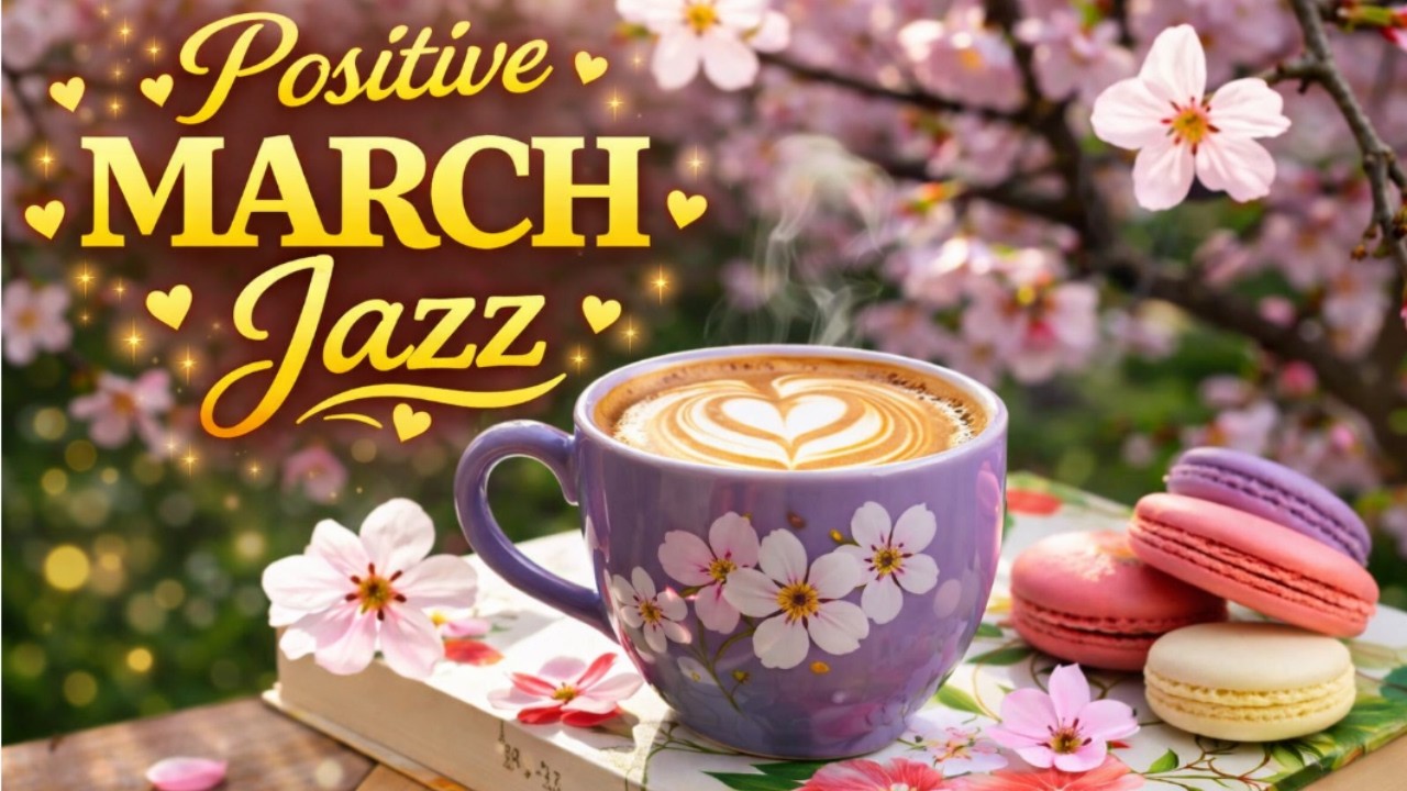 Morning Jazz ☕ Positive March Cafe & Delicate Bossa Nova Piano for Relax Study