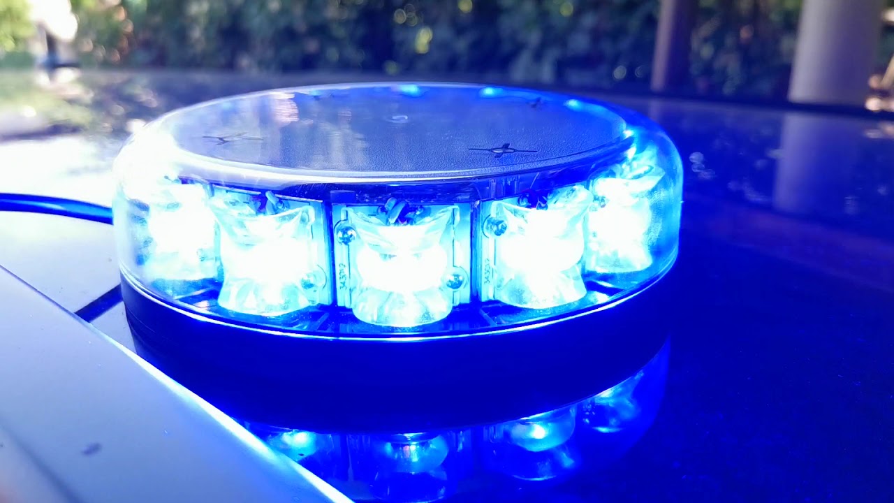 LED Kennleuchte - Barastar - Dualcolor blau/gelb umschaltbar, Magnet