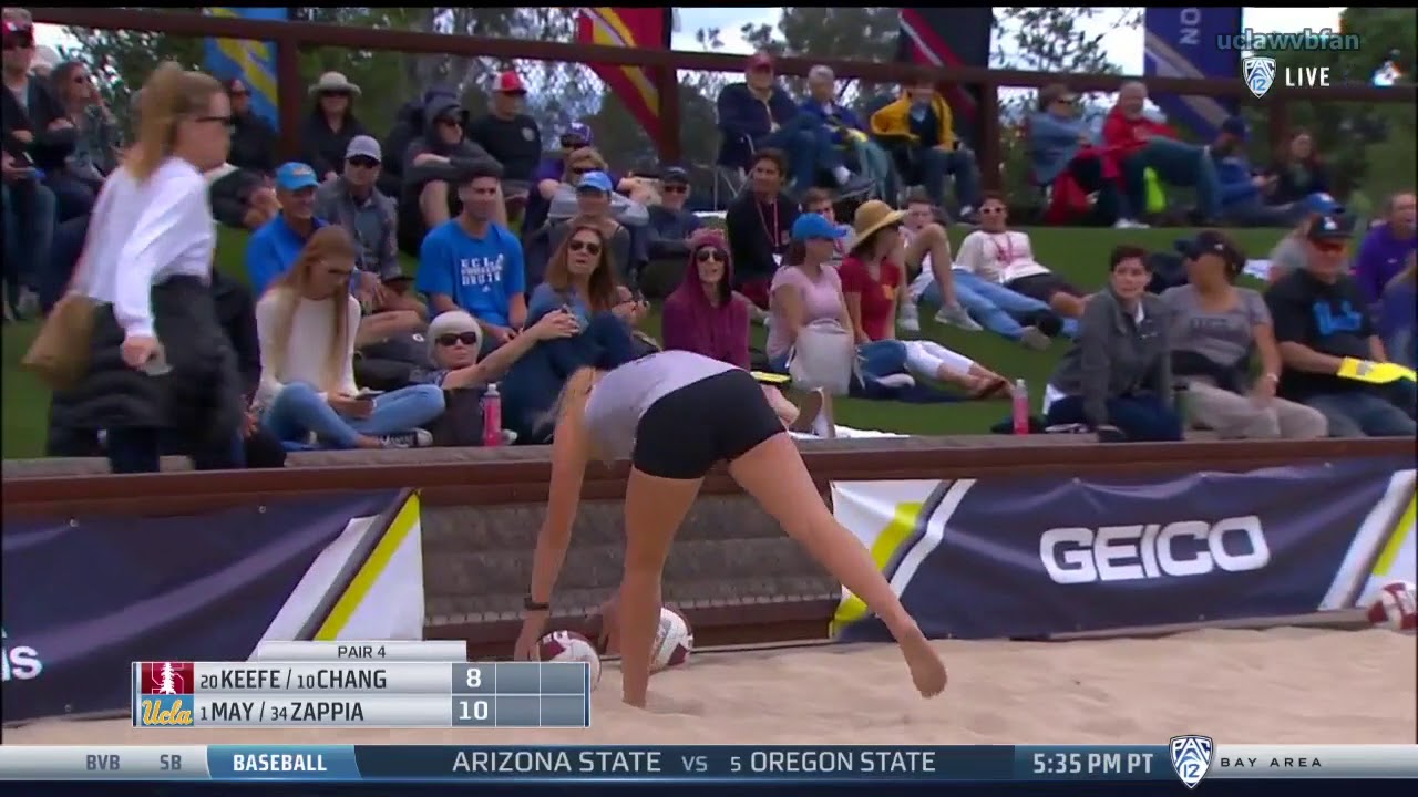 Stanford vs UCLA - Pac 12 Womens Beach Volleyball Championships (April 27th 2018)