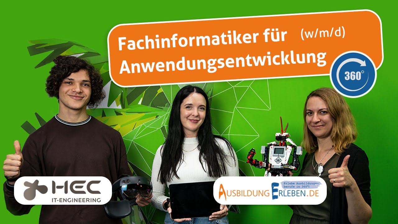 360° Film | Fachinformatiker für Anwendungsentwicklung (w/m/d) | HEC | AusbildungErleben.de