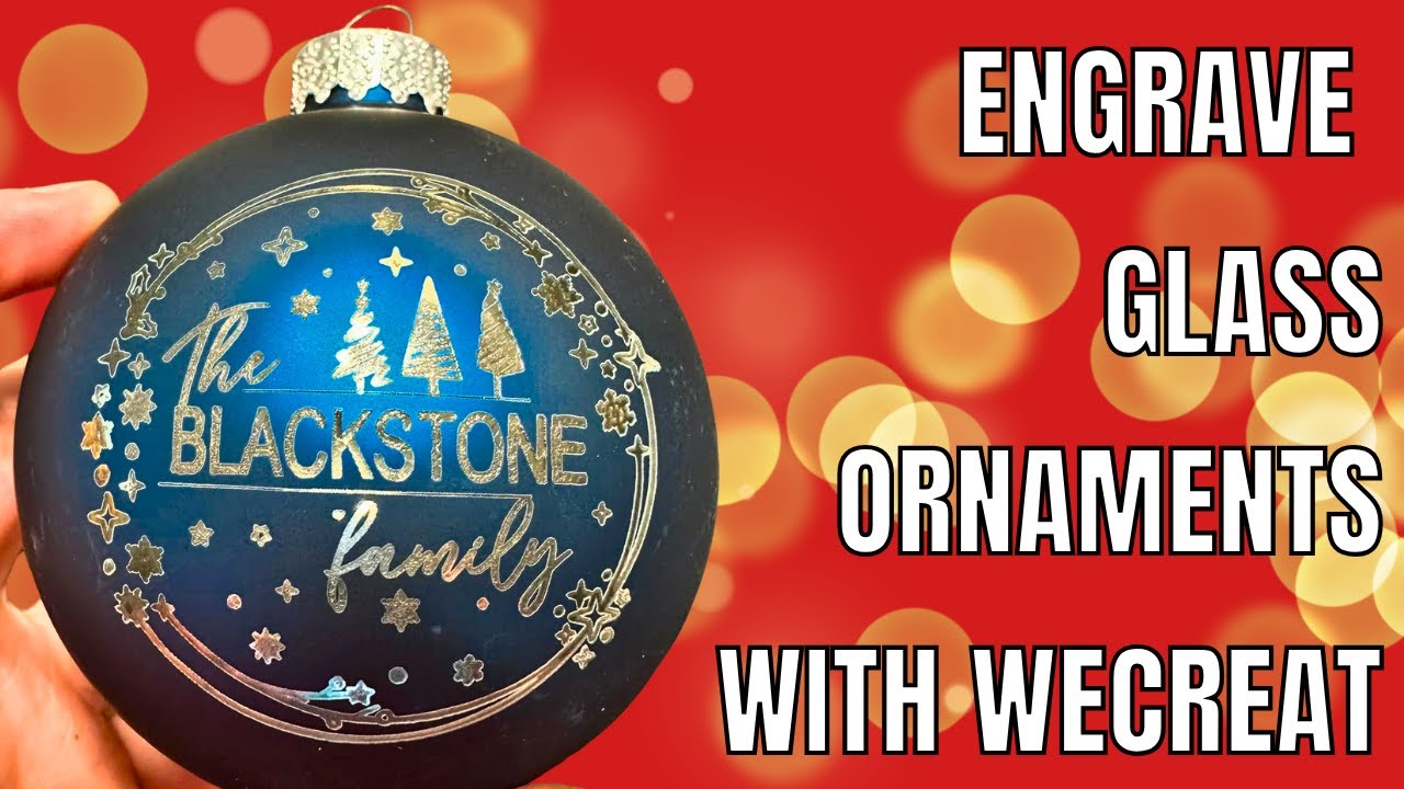 Laser engrave ornaments like a PRO with WeCreat - Settings and tips
